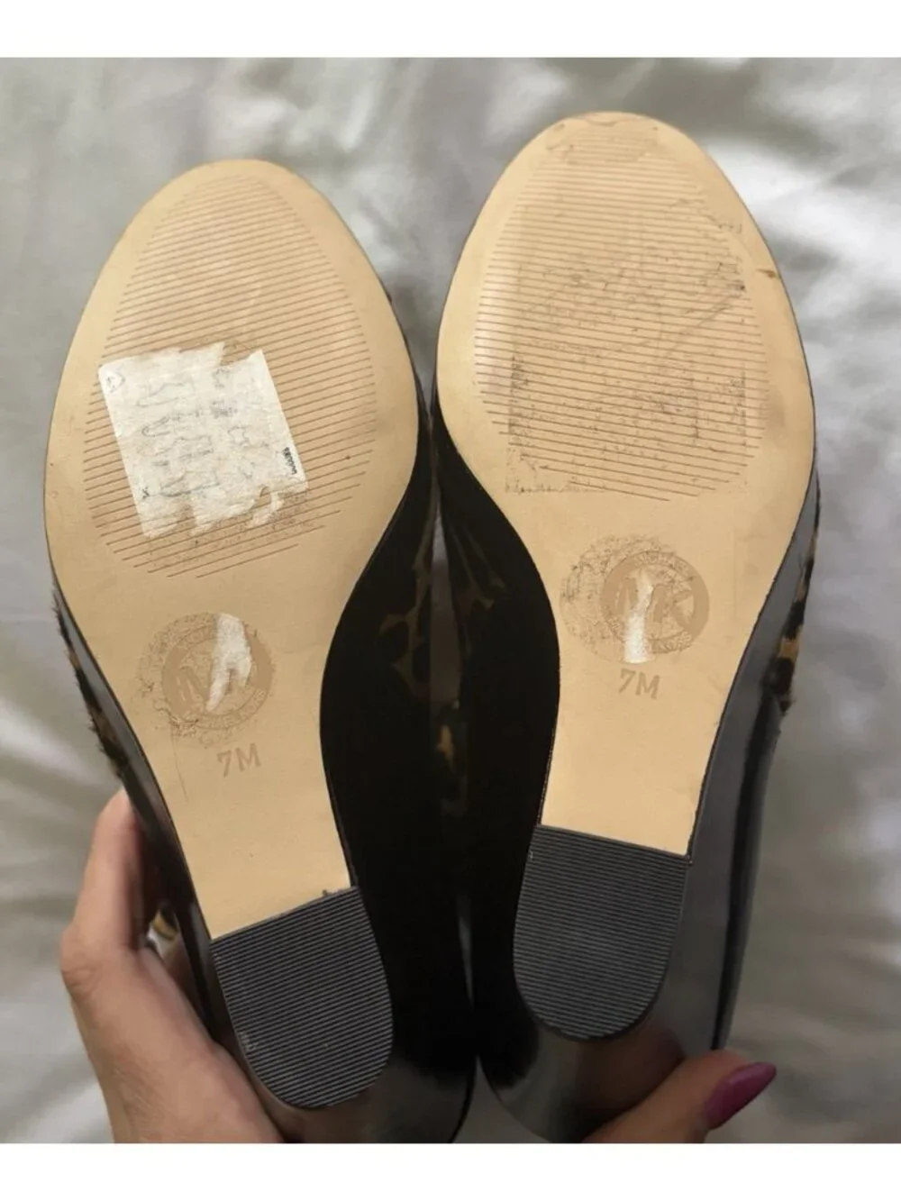 Michael Kors Clara Natural Printed Haircalf Bootie Size 7 Animal Print